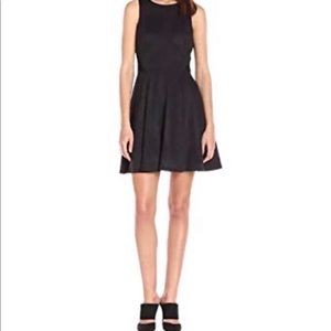 Black suede cece dress size 0